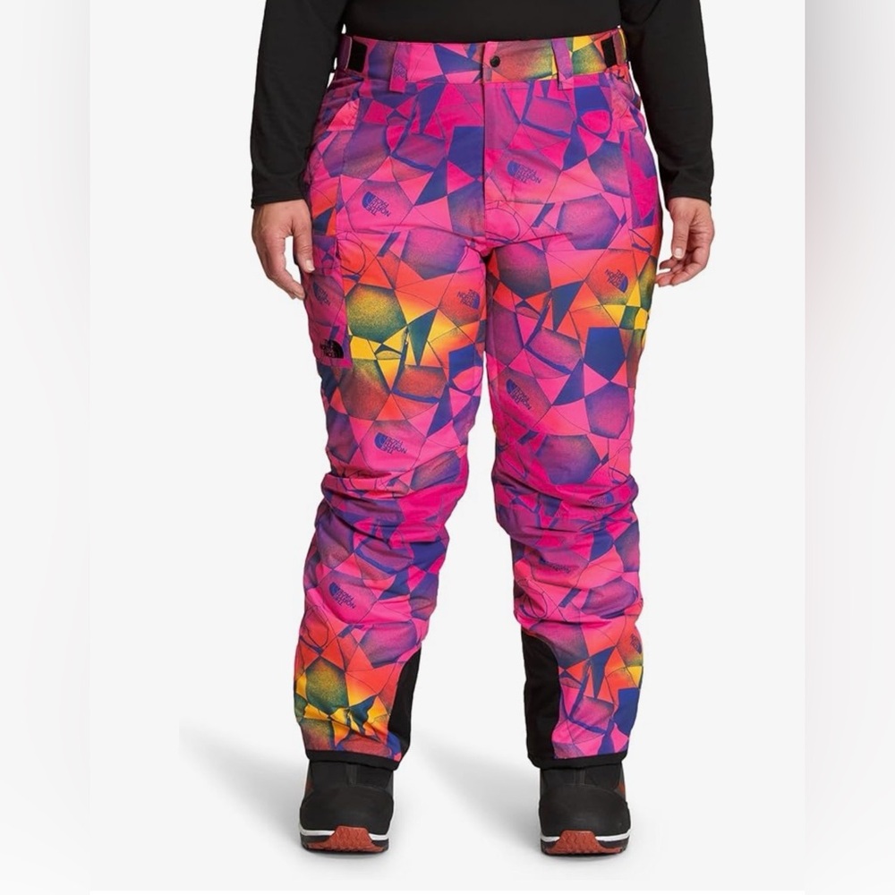 NWOT THE NORTH FACE Women's Freedom Insulated Mr. Pink Pink Expedition Print